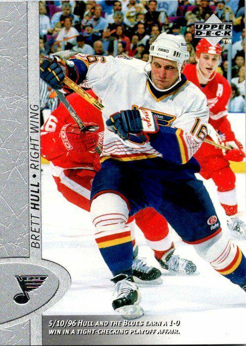 Brett Hull #324 Hockey Cards 1996 Upper Deck