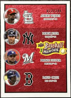 Albert Pujols, David Ortiz, Derek Jeter, Prince Fielder