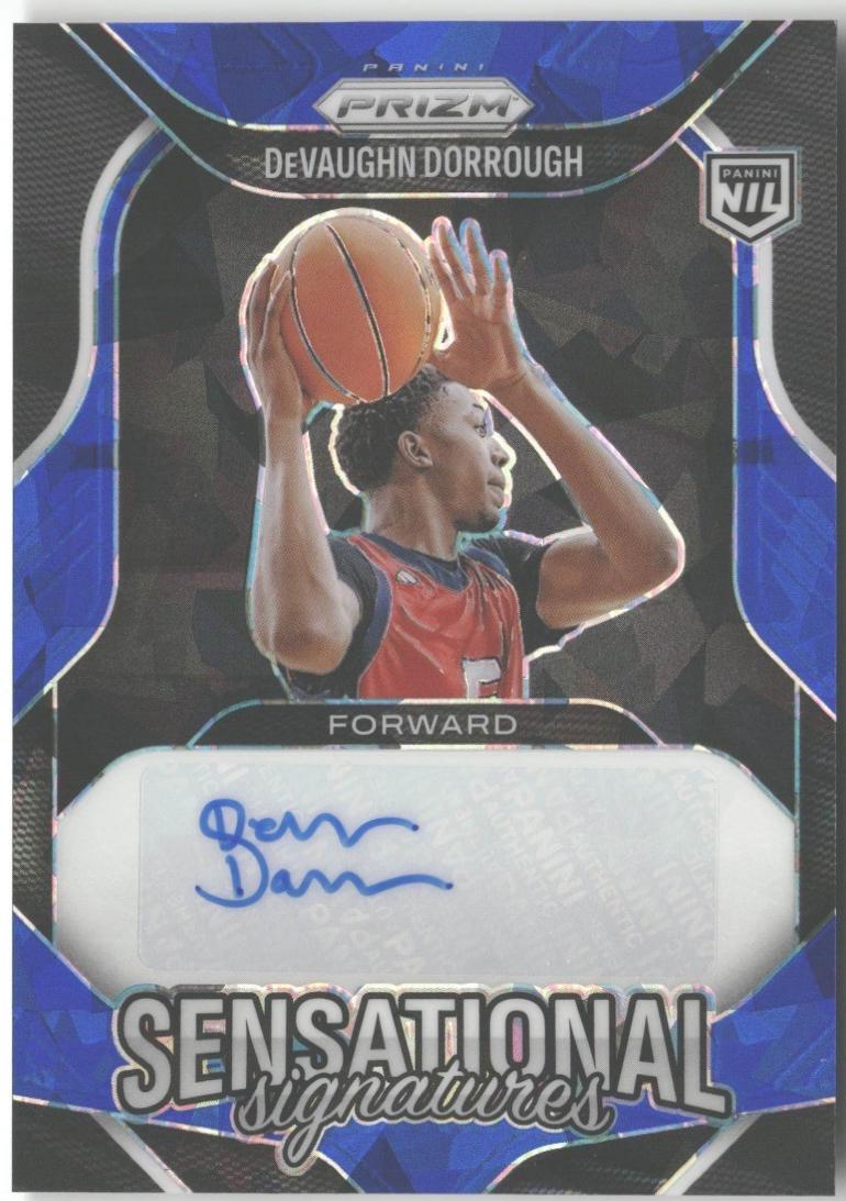 DeVaughn Dorrough #14 2025 Panini Prizm Sensational Signatures Basketball