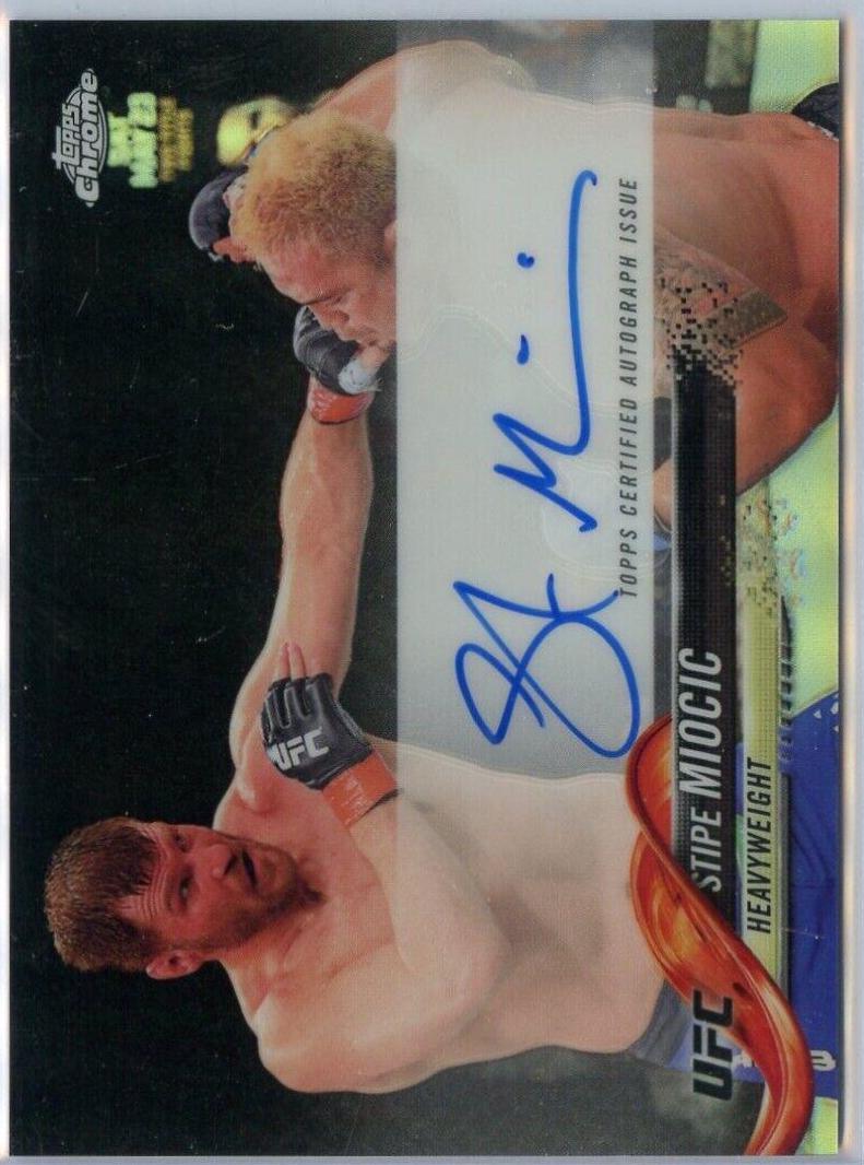 Stipe Miocic #FA-SM Ufc Cards 2018 Topps UFC Chrome Autographs
