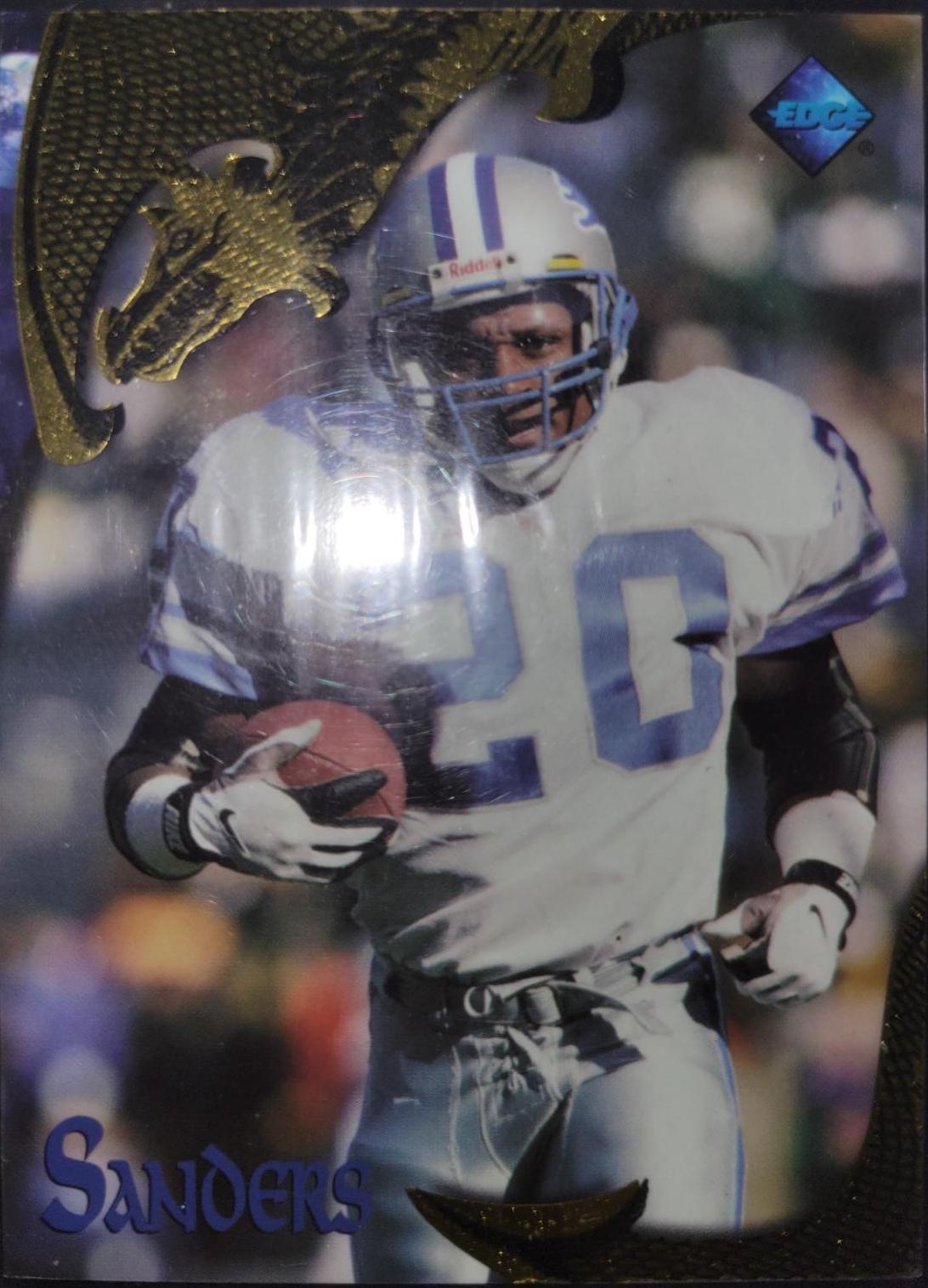 Barry Sanders #47 Football Cards 1999 Collector's Edge 1st Place Excalibur
