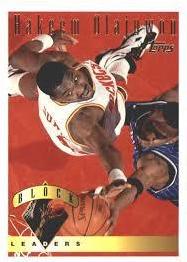 Hakeem Olajuwon #27 Basketball Cards 1995 Topps