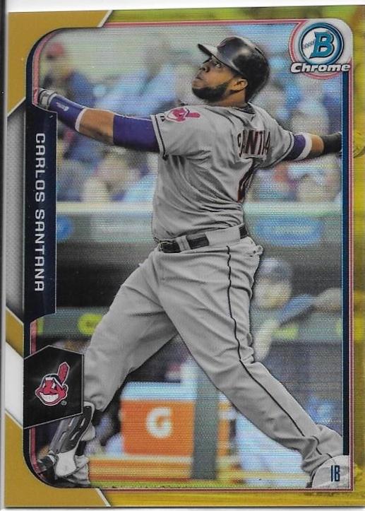 Carlos Santana [Gold Refractor] #32