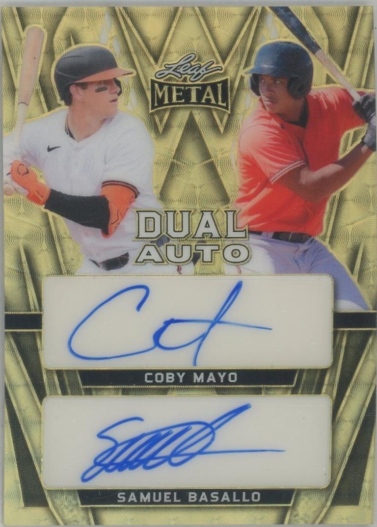 Coby Mayo / Samuel Basallo [Gold Prismatic] #DA-4