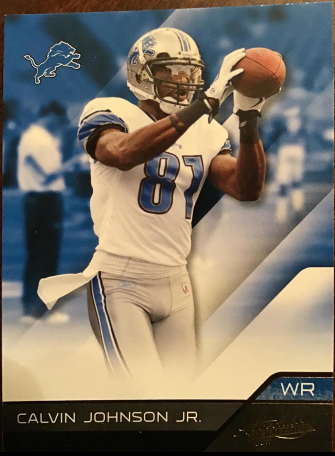 Calvin Johnson Jr #35 Football Cards 2011 Panini Absolute Memorabilia