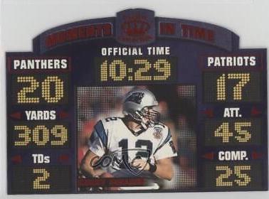 Kerry Collins #MT-2 Football Cards 1996 Pacific Litho Cel Moments in Time