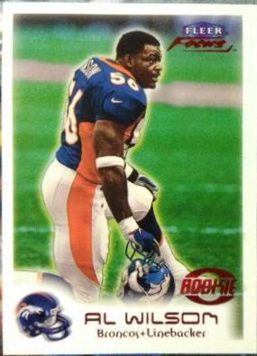 Al Wilson #109R Football Cards 1999 Fleer Focus