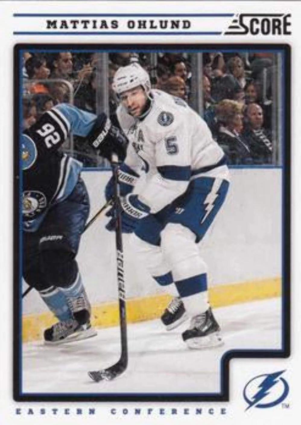 Mattias Ohlund #420 2012-13 Score Hockey