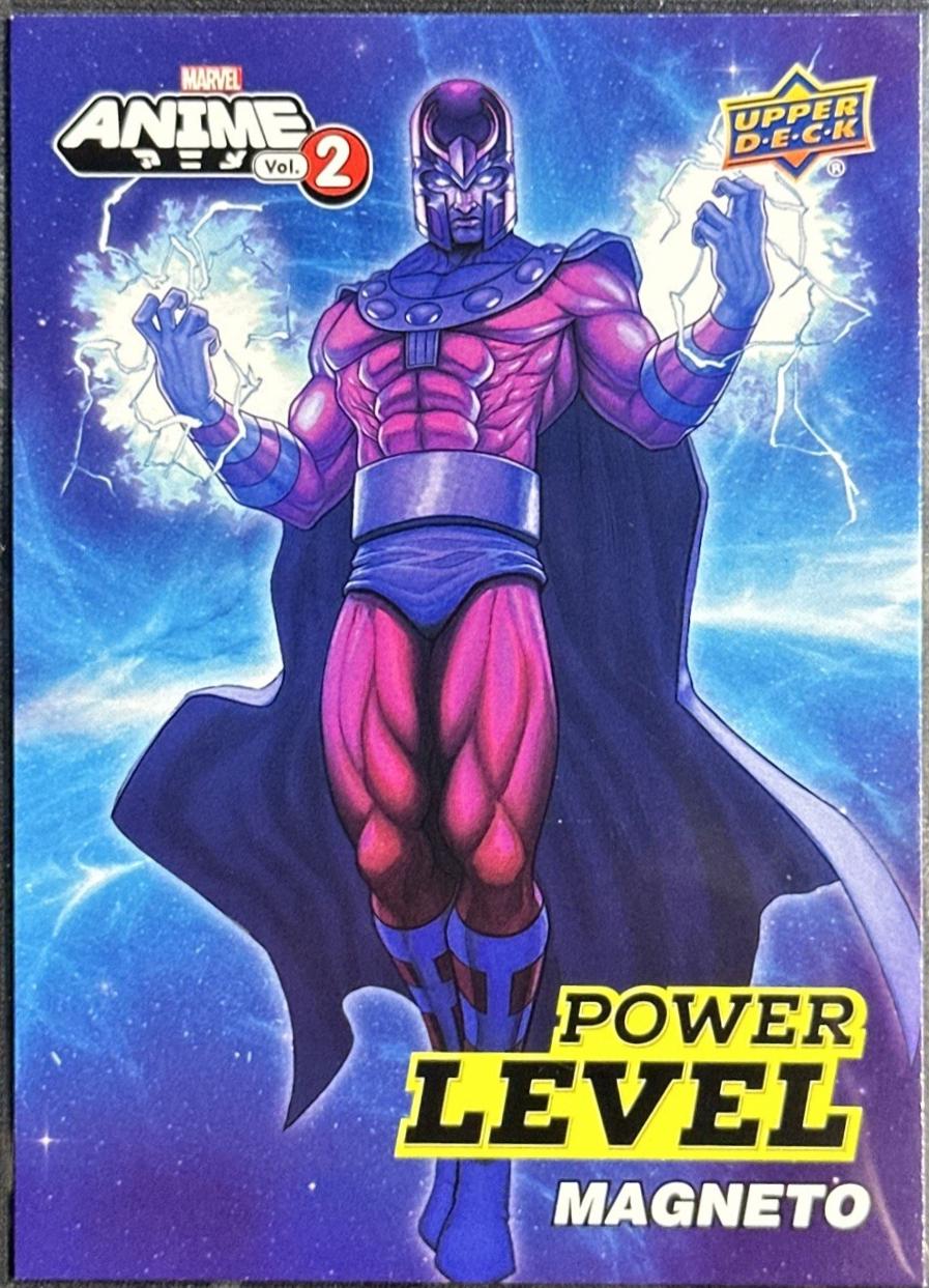 Magneto #SN-4 Marvel 2023 Upper Deck Anime Volume 2 Power Level