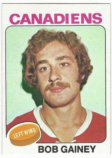 Bob Gainey #278 Hockey Cards 1975 Topps