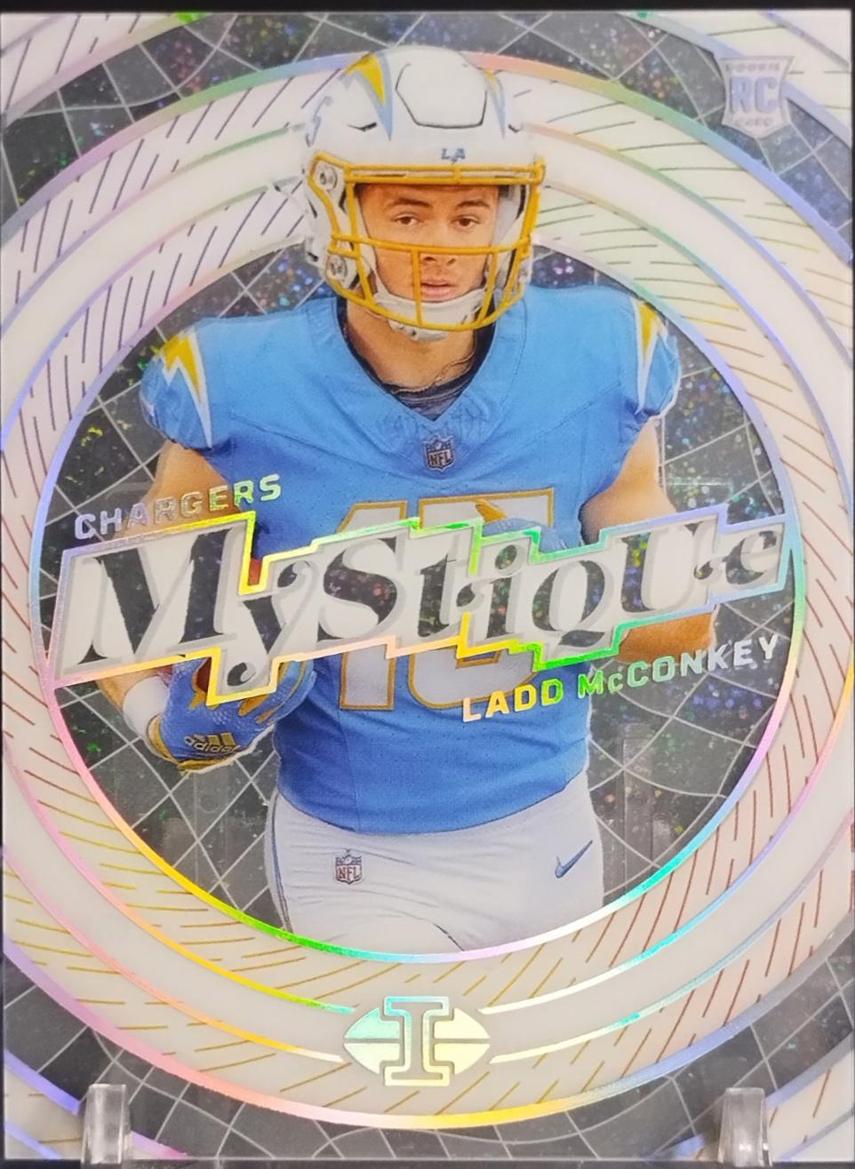 Ladd McConkey #17 Football Cards 2024 Panini Illusions Mystique