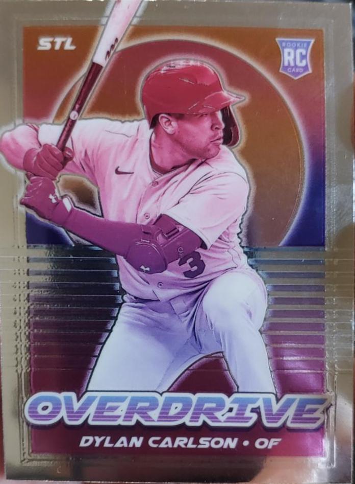 Dylan Carlson #21 Baseball Cards 2021 Panini Chronicles Overdrive