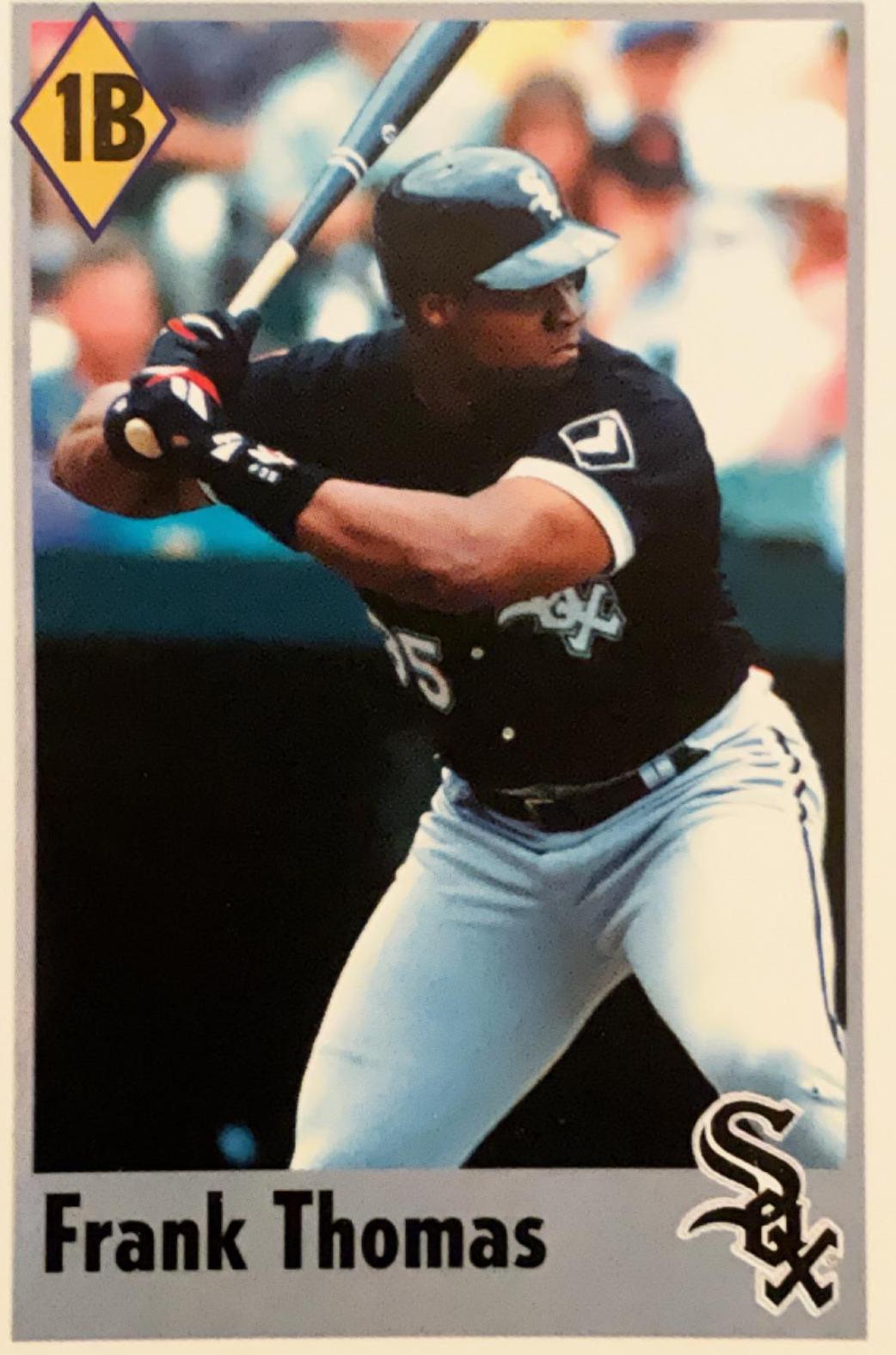 Frank Thomas #39 Baseball Cards 1995 Fleer Panini Stickers
