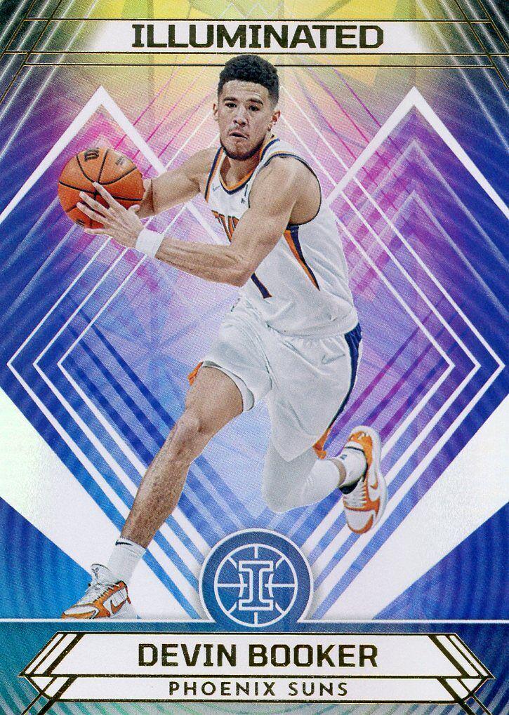 Devin Booker #14 Basketball Cards 2021 Panini Illusions Illuminated