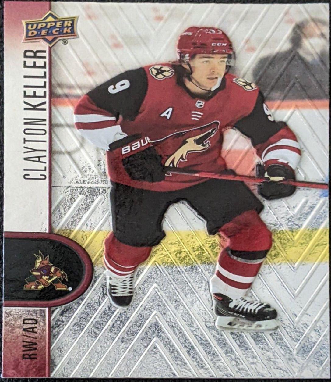 Clayton Keller #107 2022 Upper Deck Tim Hortons Hockey