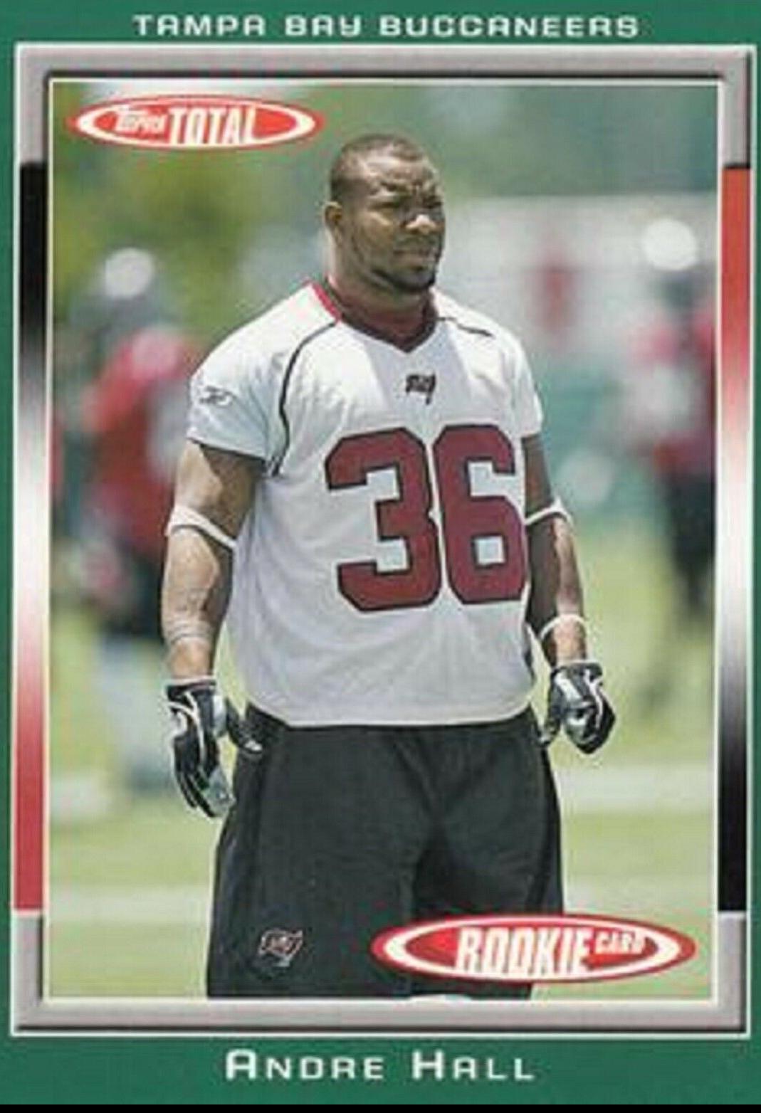 Andre Hall #486 Football Cards 2006 Topps Total
