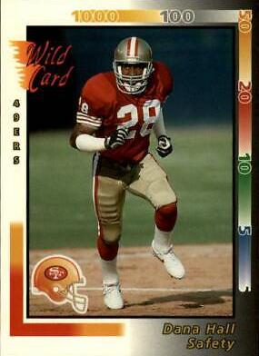 Dana Hall #369 Football Cards 1992 Wild Card