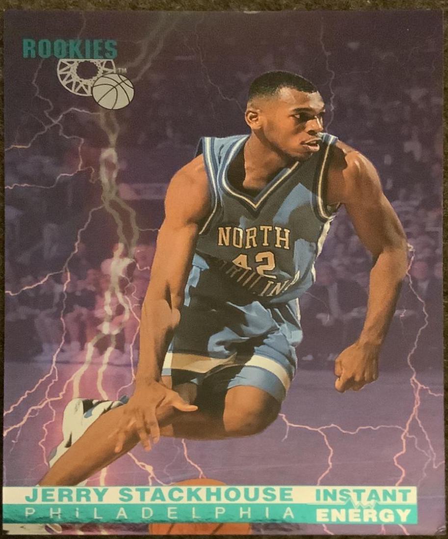 Jerry Stackhouse #IE3 Basketball Cards 1995 Classic Rookies Instant Energy
