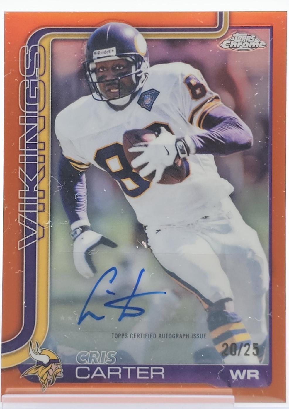Cris Carter [Orange Refractor] #CLA-CC