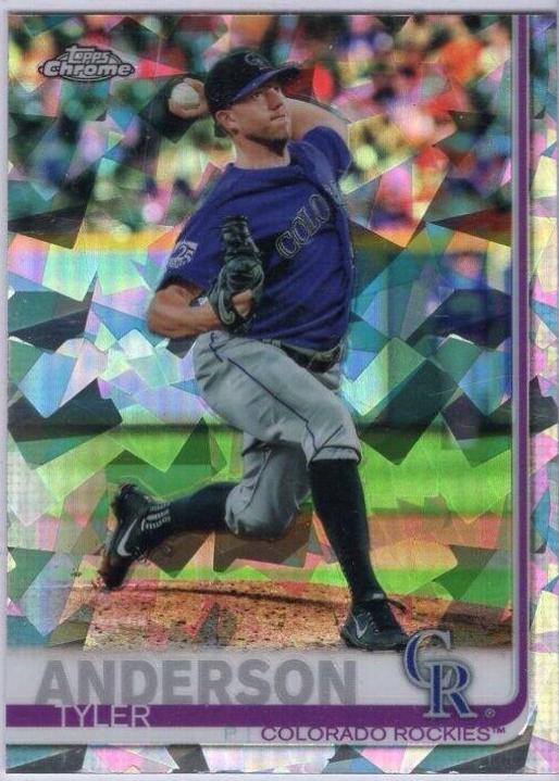 Tyler Anderson #2 Baseball Cards 2019 Topps Chrome Sapphire