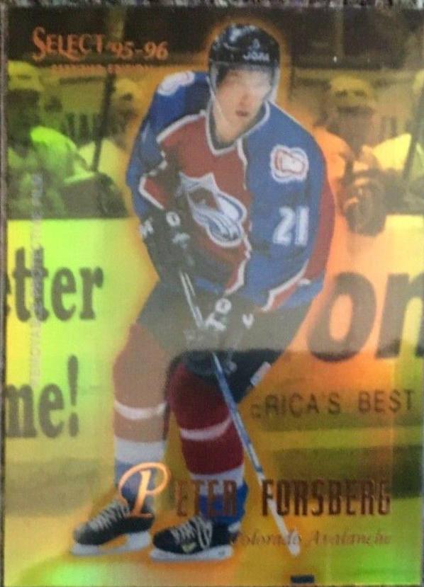 Peter Forsberg #68 Hockey Cards 1995 Select Certified