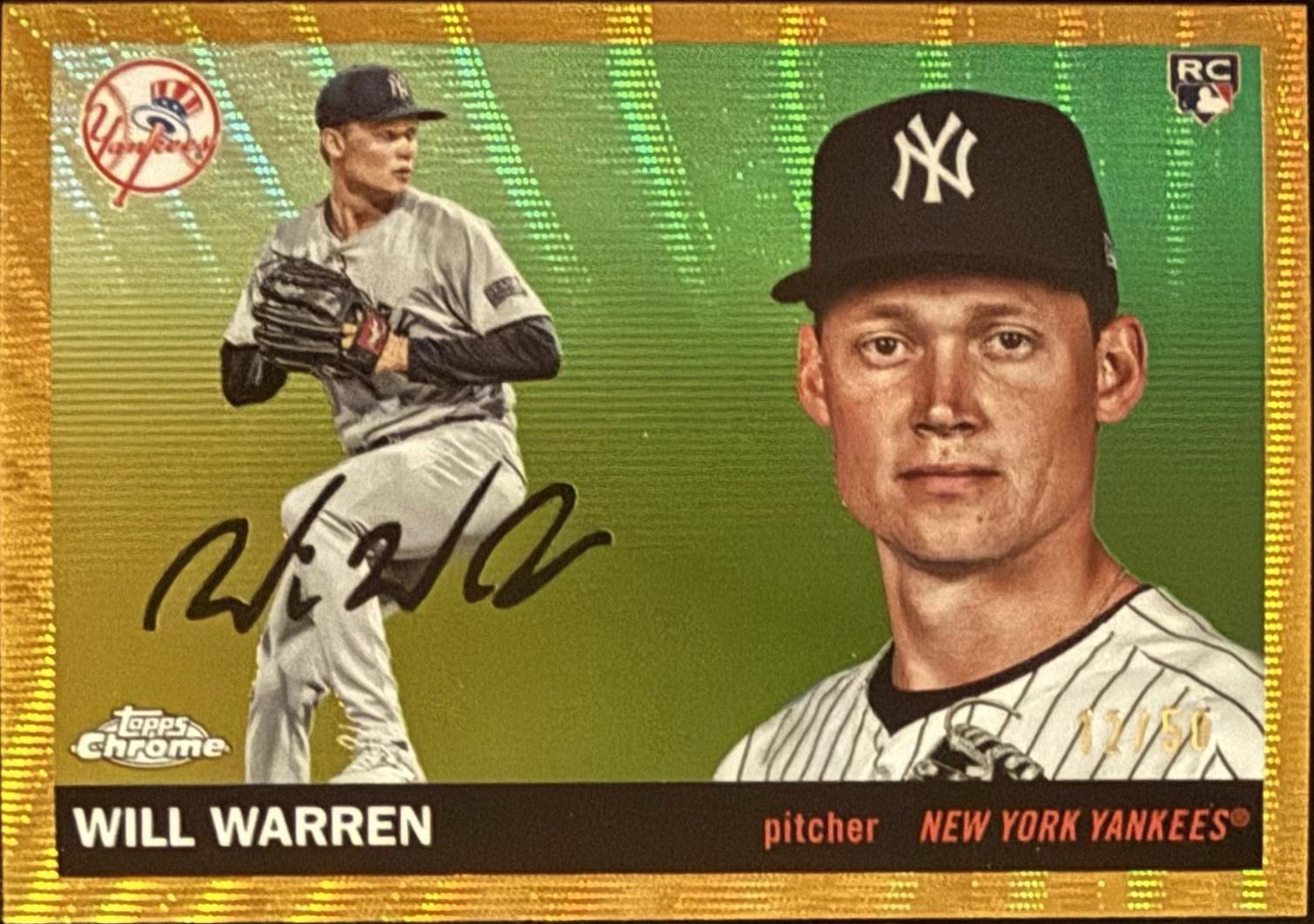 Will Warren #294 2025 Topps Chrome Platinum Baseball