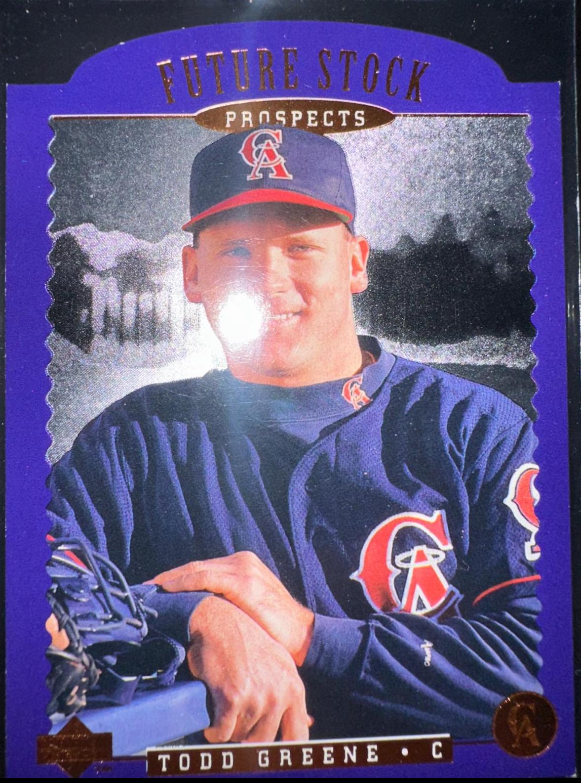 Todd Greene [Future Stock #FS-12 Baseball Cards 1994 Upper Deck Top Prospects