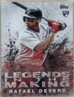 Rafael Devers #1 Baseball Cards 2018 Topps Legends in the Making