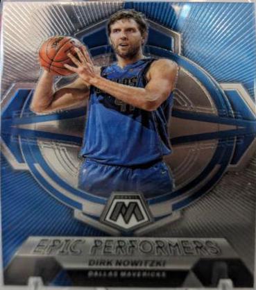 Dirk Nowitzki #12 Basketball Cards 2022 Panini Mosaic Epic Performers