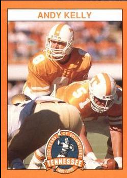 Andy Kelly #8 Football Cards 1990 Tennessee Volunteers Centennial