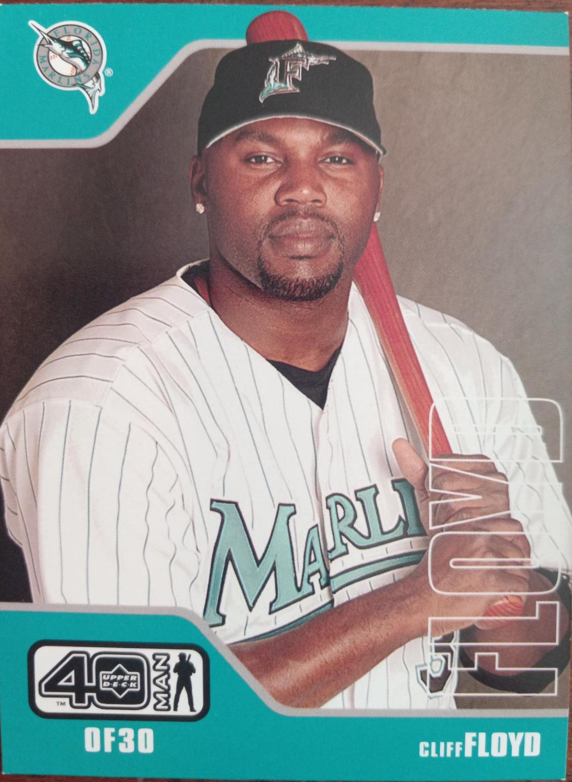 Cliff Floyd #781 Baseball Cards 2002 Upper Deck 40 Man