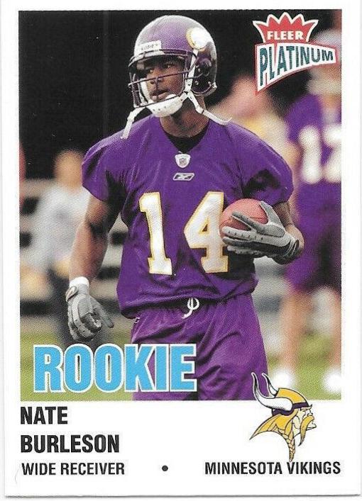 Nate Burleson #230 2003 Fleer Platinum Football