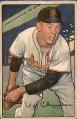 Cliff Chambers #14 Baseball Cards 1952 Bowman