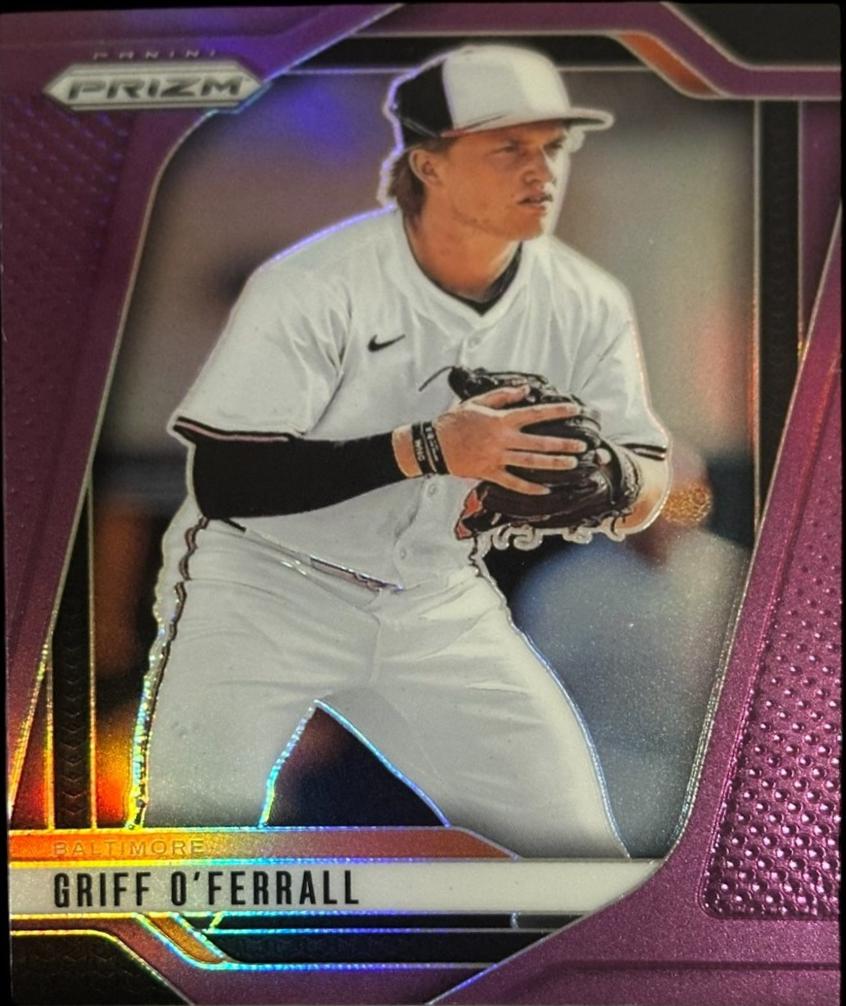 Griff O'Ferrall [Purple Prizm] #3 Prices | 2025 Panini Prizm | Baseball ...