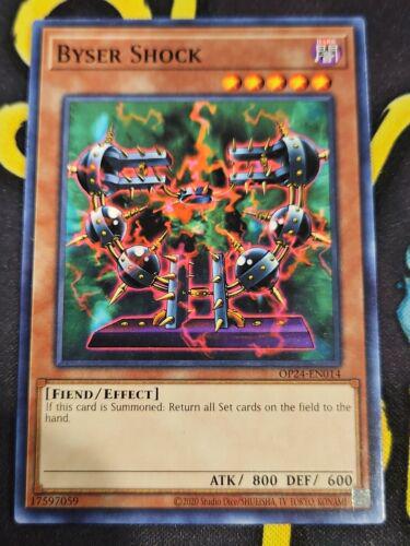Byser Shock OP24-EN014 YuGiOh OTS Tournament Pack 24