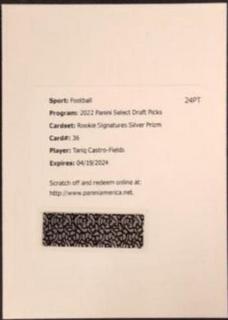 Tariq Castro Fields