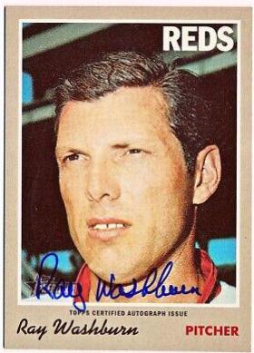 Ray Washburn #RW 2019 Topps Heritage Real One Autographs Baseball