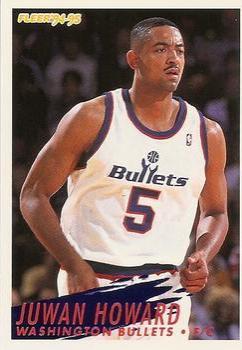 Juwan Howard #381 Basketball Cards 1994 Fleer