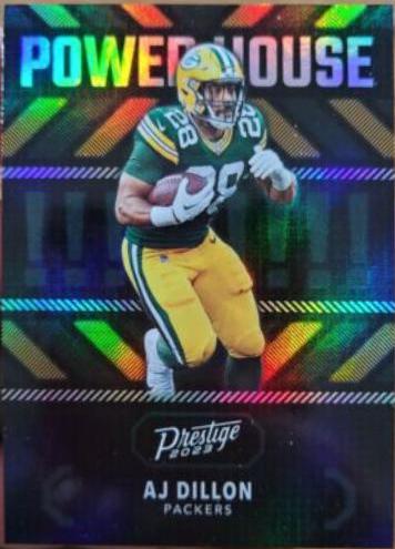 AJ Dillon #PH-17 2023 Panini Prestige Power House Football