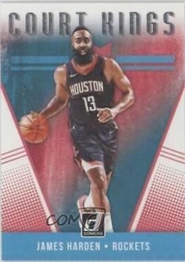 James Harden #1 Basketball Cards 2018 Panini Donruss Court Kings