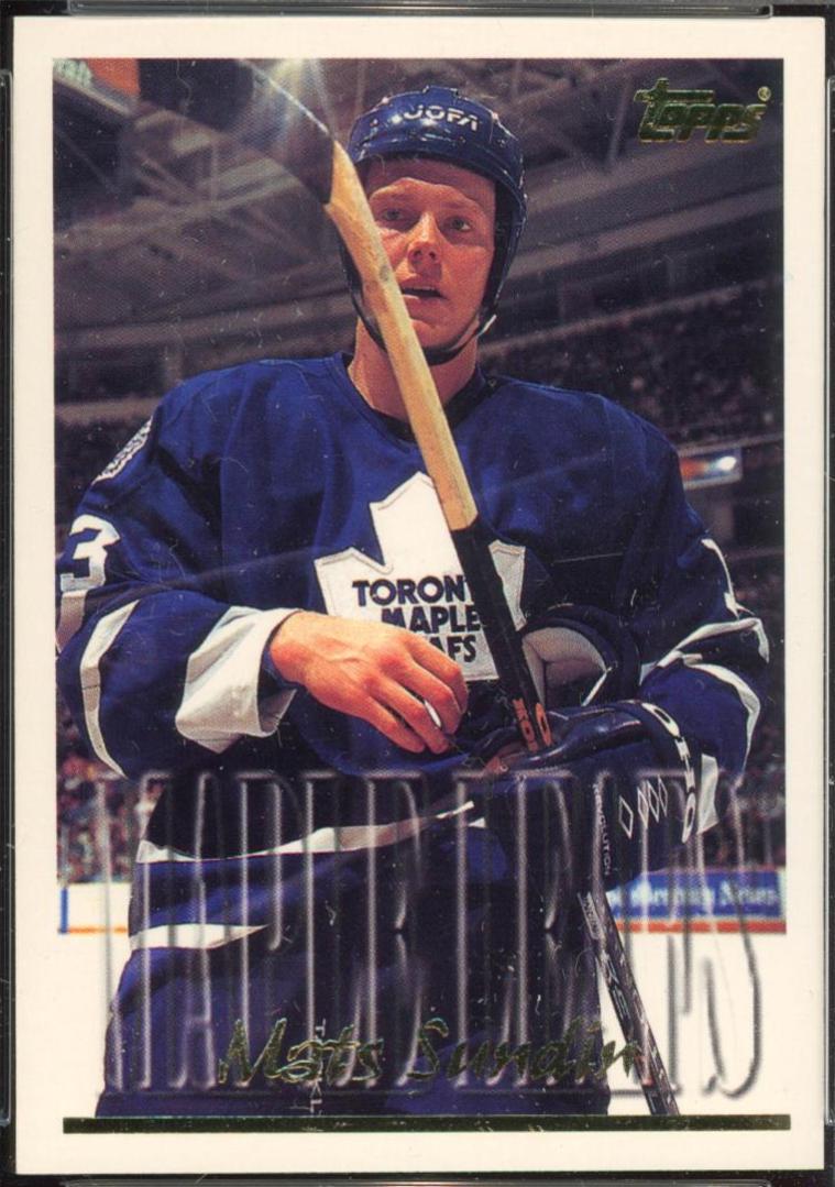 Mats Sundin #150 Hockey Cards 1995 Topps
