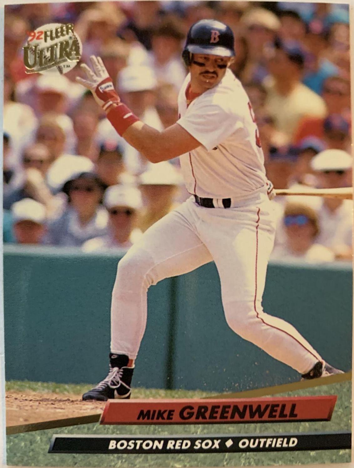 Mike Greenwell #16 Baseball Cards 1992 Ultra