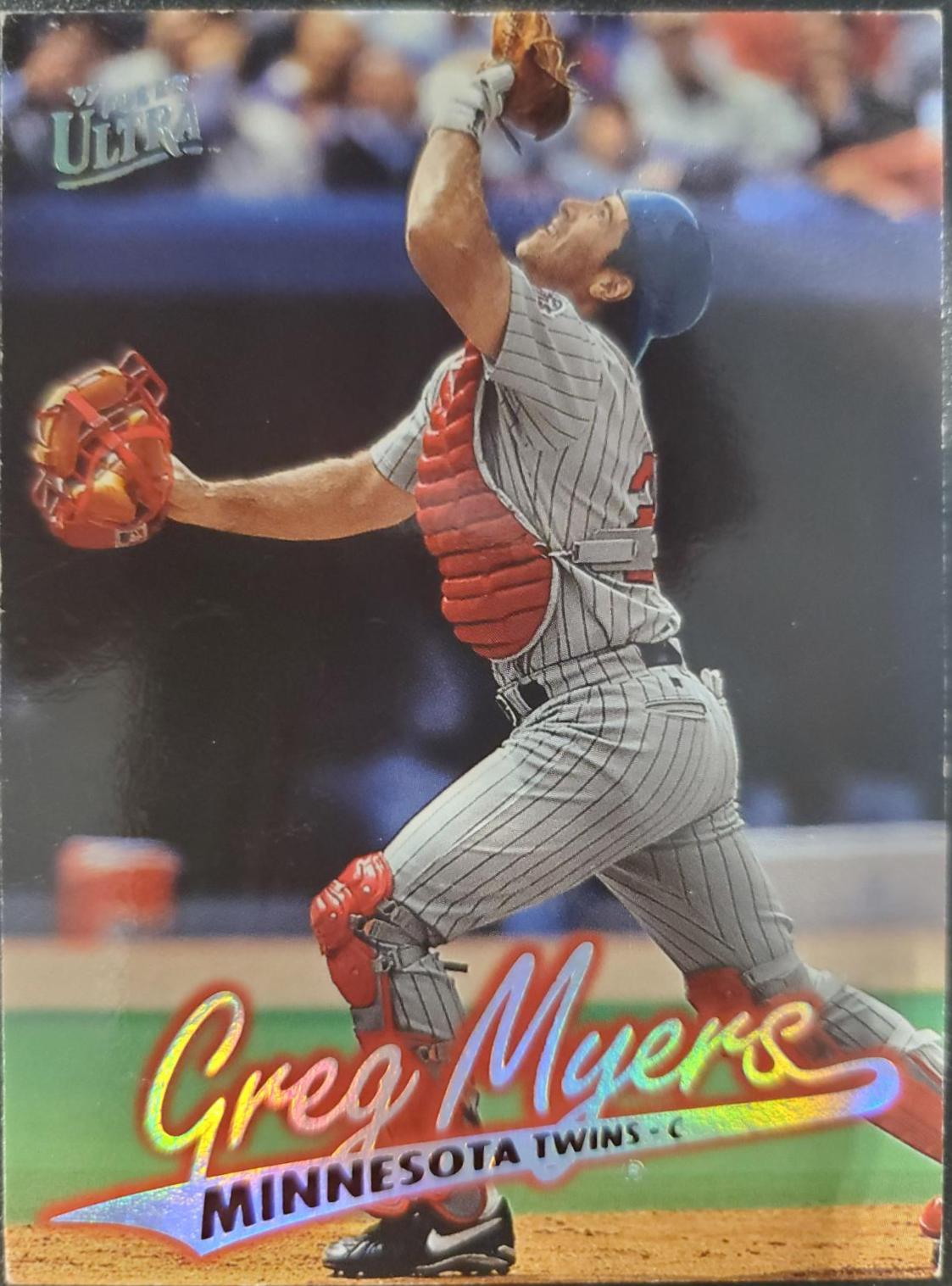 Greg Myers #91 Baseball Cards 1997 Fleer