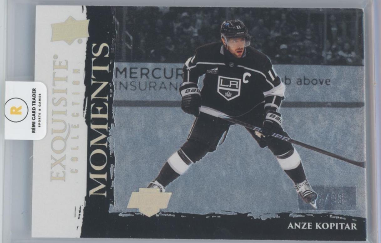 Anze Kopitar #M-AK Hockey Cards 2024 Upper Deck Black Diamond Exquisite Collection Moments