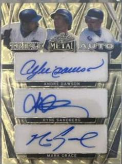 Andre Dawson / Ryne Sandberg / Mark Grace