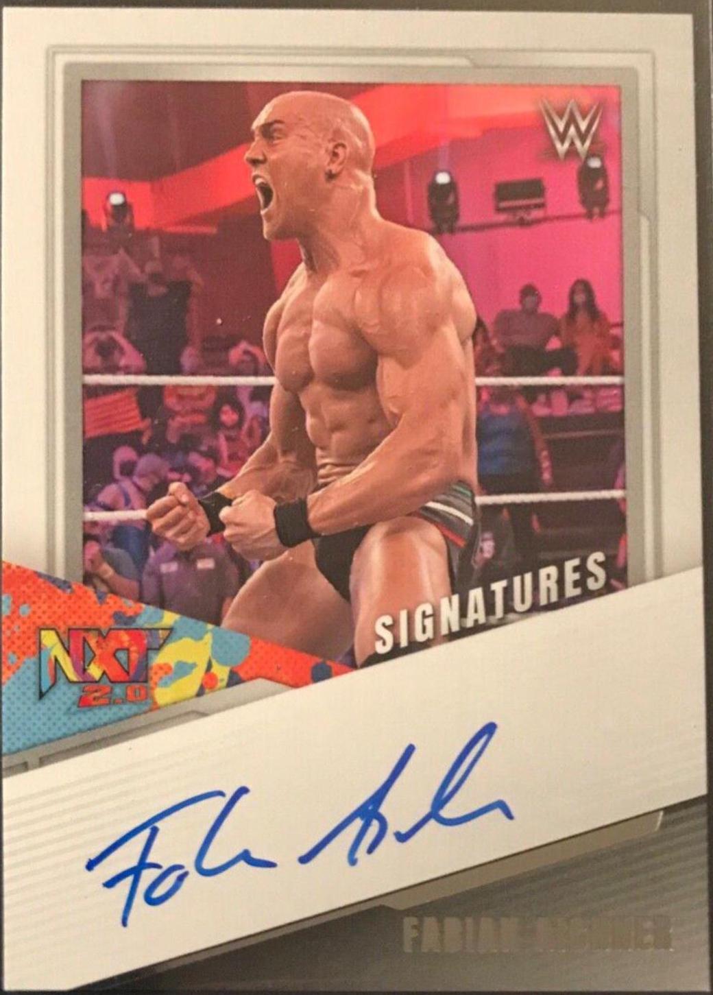 Fabian Aichner #NS-FAH Wrestling Cards 2022 Panini NXT WWE Signatures
