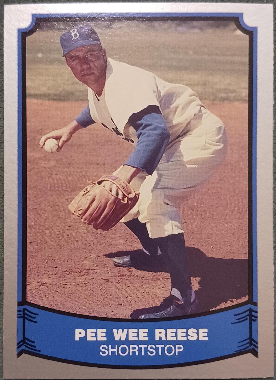 Pee Wee Reese #21 Baseball Cards 1989 Pacific Legends