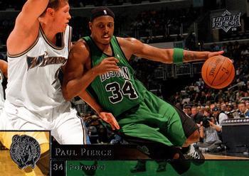 Paul Pierce #8 Basketball Cards 2009 Upper Deck