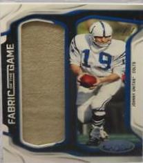 Johnny Unitas #FG-JU Football Cards 2019 Panini Certified Fabric of the Game