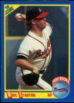 Mike Stanton #609 Baseball Cards 1990 Score